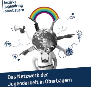 Titelblatt der Imagebroschüre des Bezirksjugendring Oberbayern